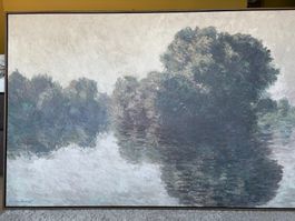 Bild "Die Seine bei Giverny" mit Schattenrahmen