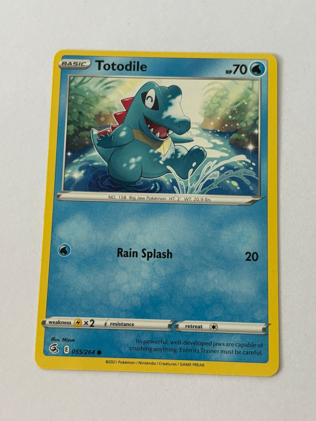 Pokémon Carte collezionabili: Totodile 055/264 – Usato da Herisau venduto da Seyashop_2