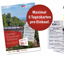 SBB Coop Tageskarte 2. Klasse neu unbenutzt