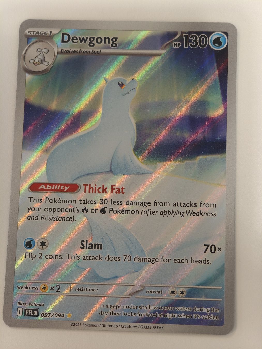 Pokémon Carte collezionabili: Dewgong 097/094 – Nuovo (secondo la descrizione) da Therwil venduto da Cordachu_Trade