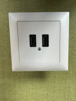 Feller EDIZIO DUE USB-Ladesteckdose 1510-2 weiss 2xUSB