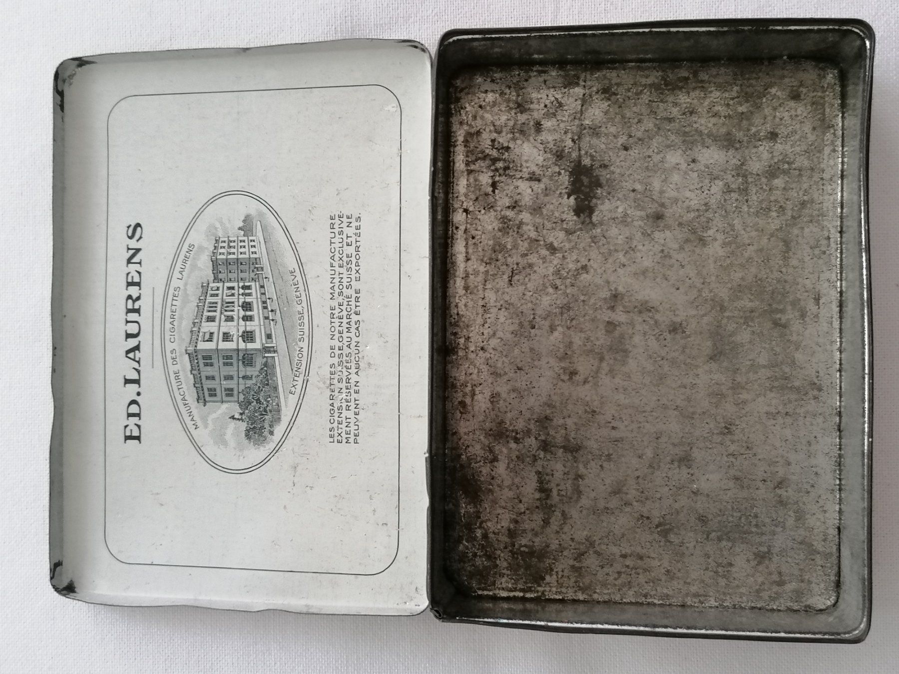 Barattoli: Zigaretten Blechdose Antik -  Ed. Laurens – Usato da Basel venduto da vintagecollector 3