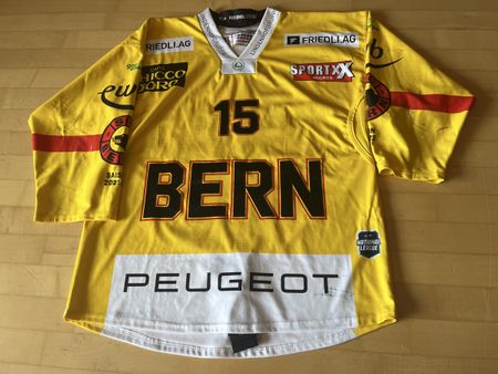 SC Bern SCB Gameworn Trikot Jersey 2021/22 Dustin Jeffrey