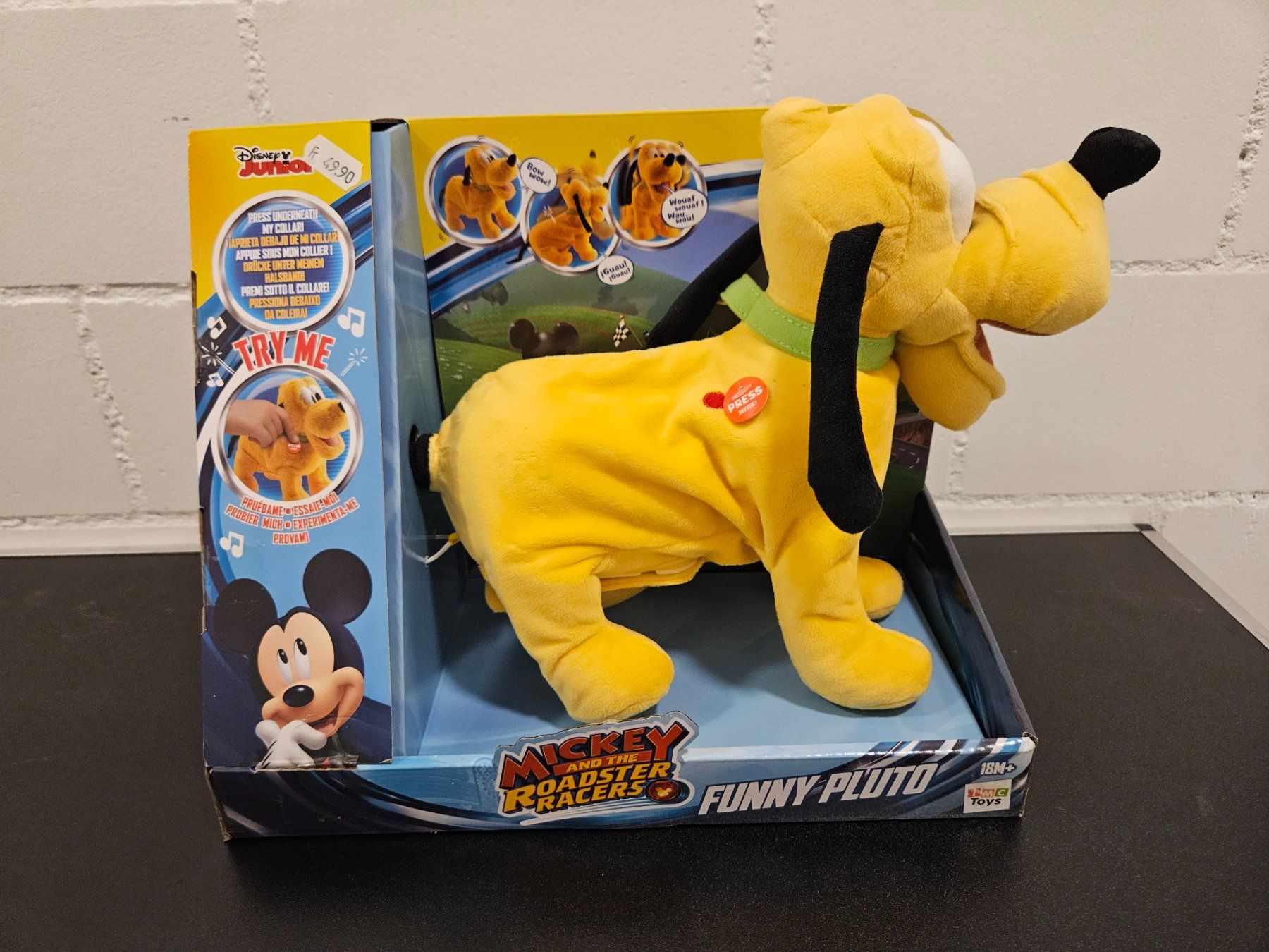 Disney Spielzeuge: Neu - Disney - Funny Pluto – Neu und originalverpackt aus Dagmersellen von Jarsetz_Restposten
