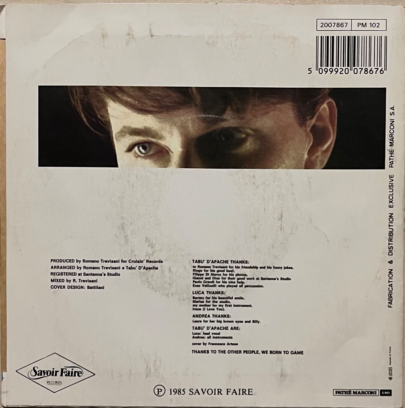 Schallplatten: TABÙ D'APACHE - DON'T BELIEVE IN LOVE – Gebraucht aus Bussigny von vinyl-pas-cher 1