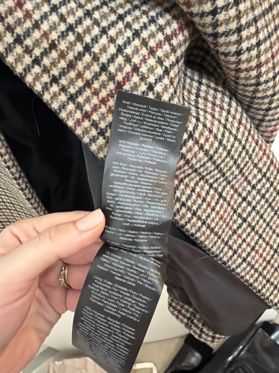 Vero Moda Giacche: Vero Moda Check Coat, Size M. Perfect Winter Warmer! – Usato da Zürich venduto da Pandainlondon 2