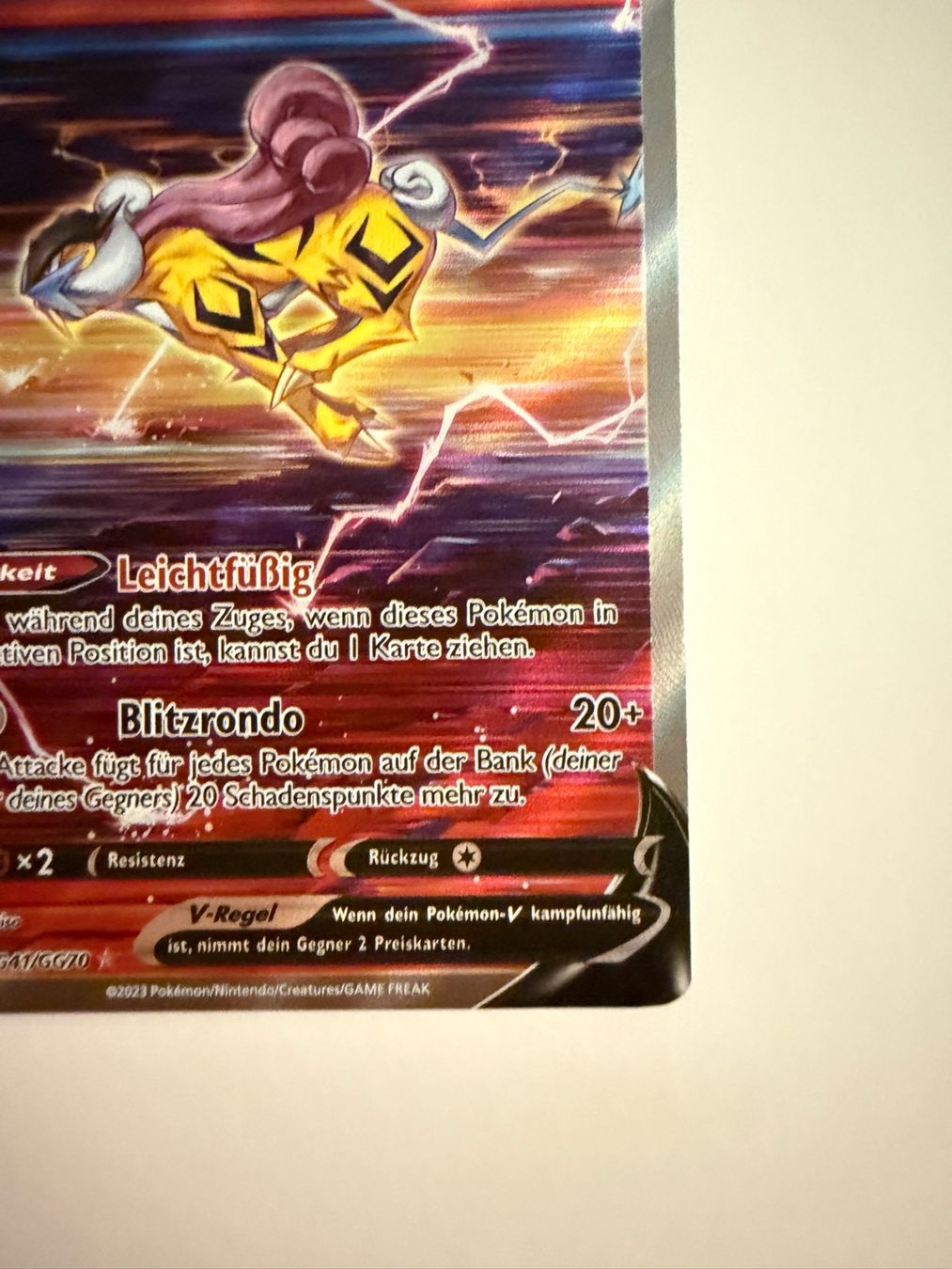 Pokémon Carte collezionabili: Raikou V (CRZ GG41) – Usato da Biel/Bienne venduto da SeeLoewe55 4