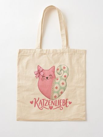 Stofftasche - Katzenliebe - inkl. Versand