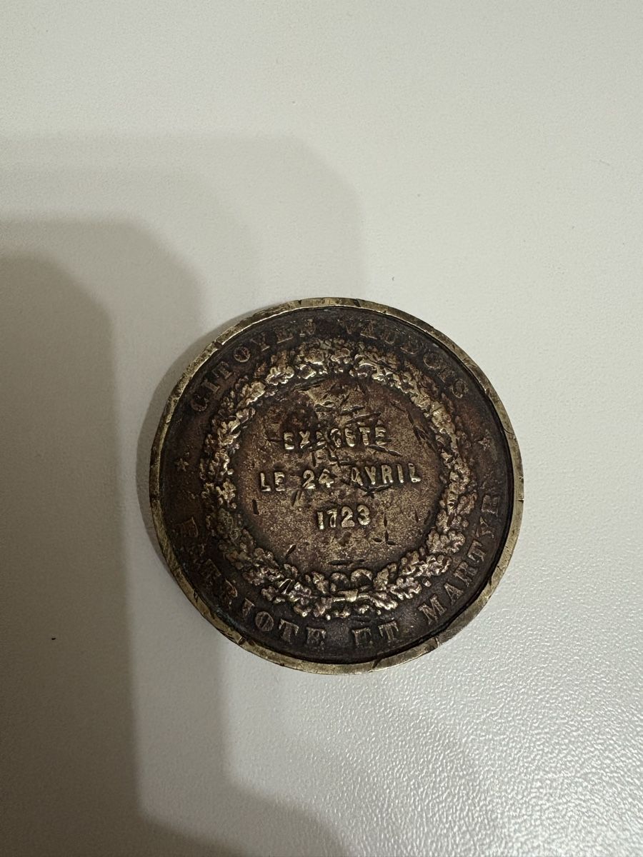 Medaglie: Belle médaille date 24 Avril 1723 – Usato da petit lancy venduto da FerreiraLuis 1