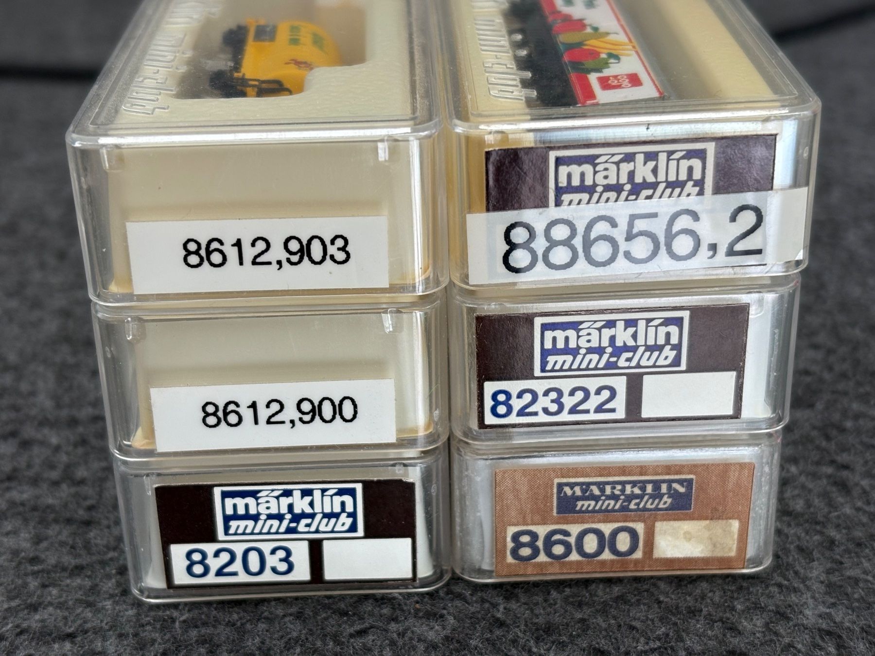 Märklin Modellini di ferrovie: 6x Marklin Z Guterwagen – Nuovo (secondo la descrizione) da Hauterive NE venduto da eriamch 1