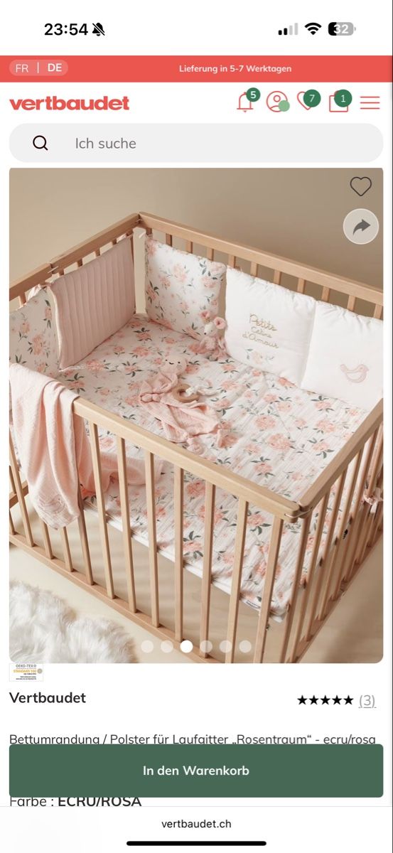 Wippen & Schaukeln: Baby Nestchen/Bettumrandung – Neu (gemäss Beschreibung) aus Mauren von Laura241