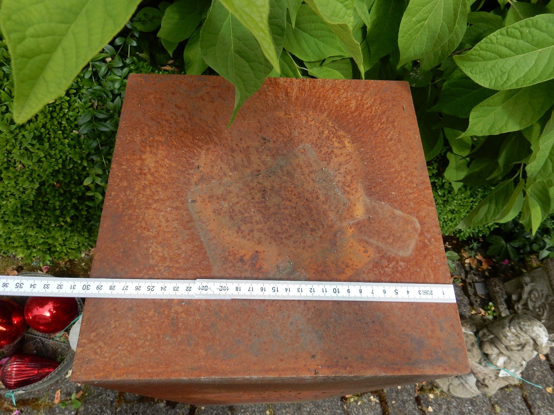 Sculture & Statue: Gartendekoration: grosse Rost Säule mit Spruch Gartenfigur – Nuovo (secondo la descrizione) da Jona venduto da simongarden 4