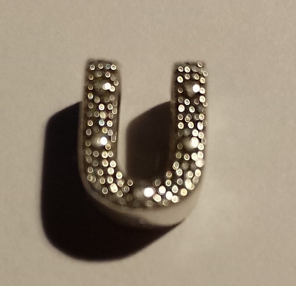 Pandora Ciondoli: Pandora Charm Buchstabe U  – Usato da Therwil venduto da col_m6rx 2
