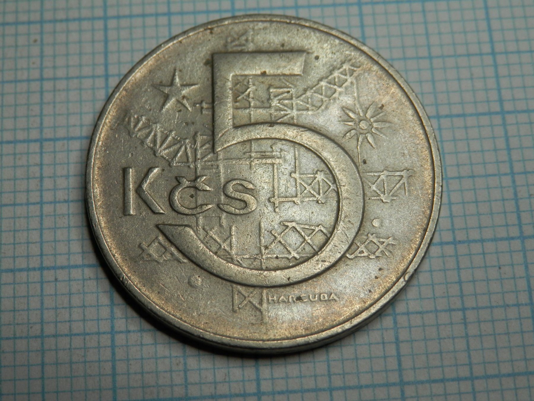 Tutti le monete: Tschechoslowakei 5 Kronen, 1969 – Usato da Weiach venduto da weiach81 1