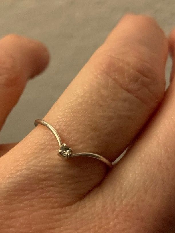 Anelli: Silberring vögeli-v (Ringgrösse.53) – Usato da Laufen venduto da belleskulptur 2