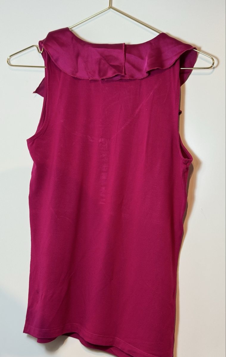 Ralph Lauren Tops: Ralph Lauren Raspberry Ruffle Top - Size S - Summer – Gebraucht aus Hurden von rac_wyf8 2