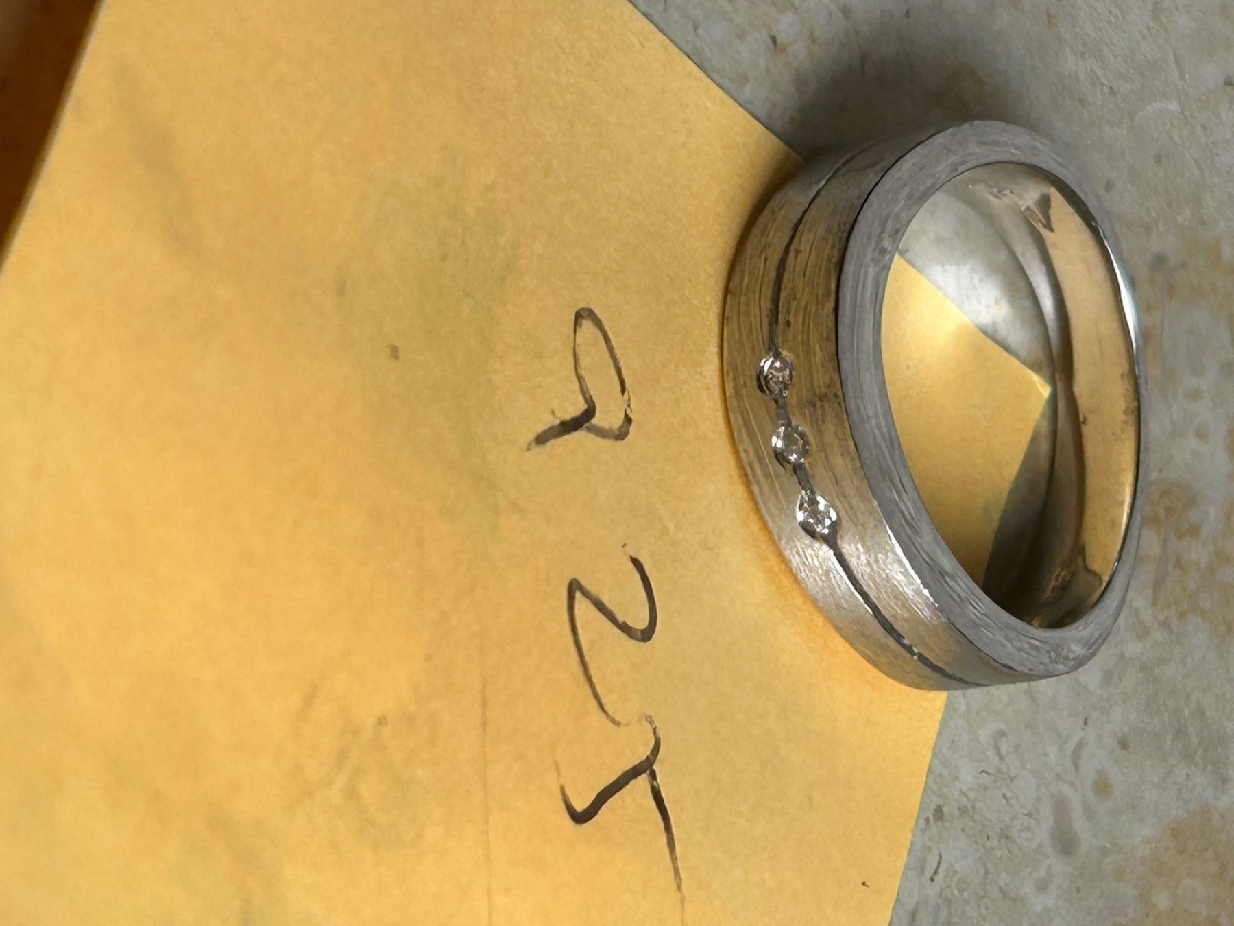 Anelli: Silber Ring 3times white (54) – Usato da Dittingen venduto da Bijoubelle 6