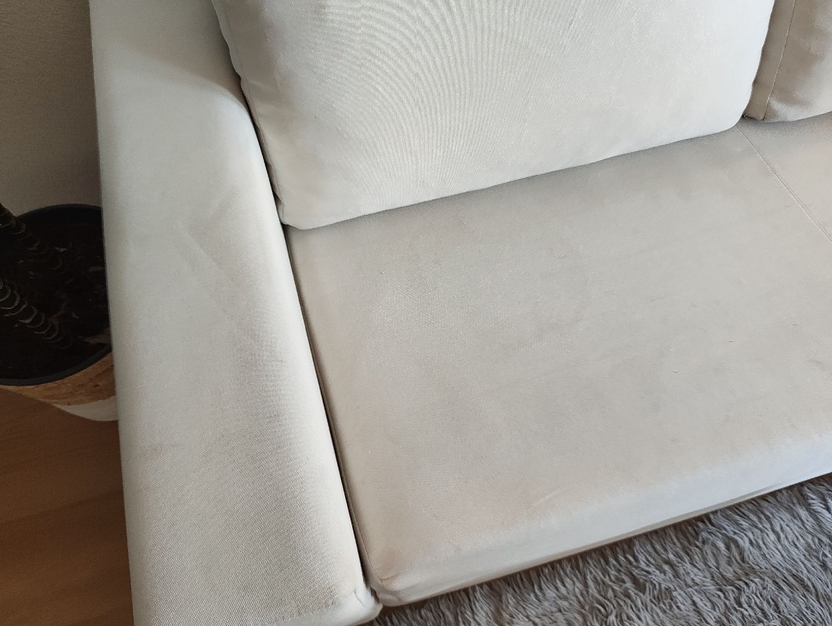 Sofas: Sofa Bed Beige Fabric 2-seater – Gebraucht aus Kreuzlingen von fix_wx75 4