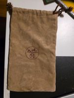 Original Hermès Paris - Stoff Samt Beutel - Brillen Etui