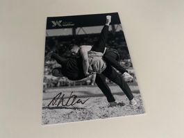 Adrian Walther Autogrammkarte - Schwingen