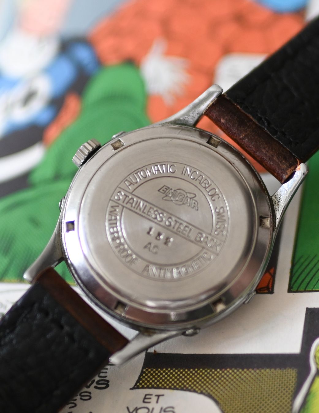 Enicar Orologi: ENICAR Mondphase-Vollkalender Ref. 132 – Usato da Bern venduto da DasSpaghett 3