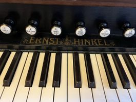 Harmonium Ernst Hinkel Holz gebrauchter Zustand