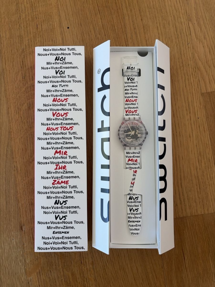 Swatch Bracciali & Braccialetti: Swatch Aktionärsuhr 2026 – Nuovo e nell'imballaggio originale da Thalwil venduto da taigeki