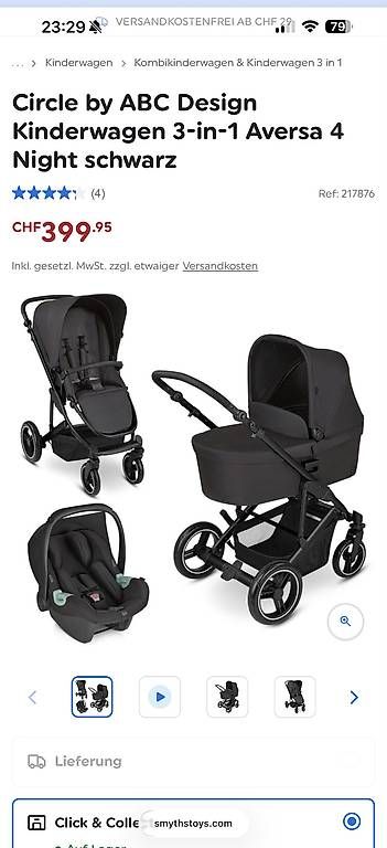 Carrozzine: Kinderwagen 3-1 – Usato da St. Gallen venduto da cem_lgx5
