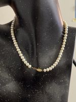 Perlenkette, 750/18k Gold Verschluss