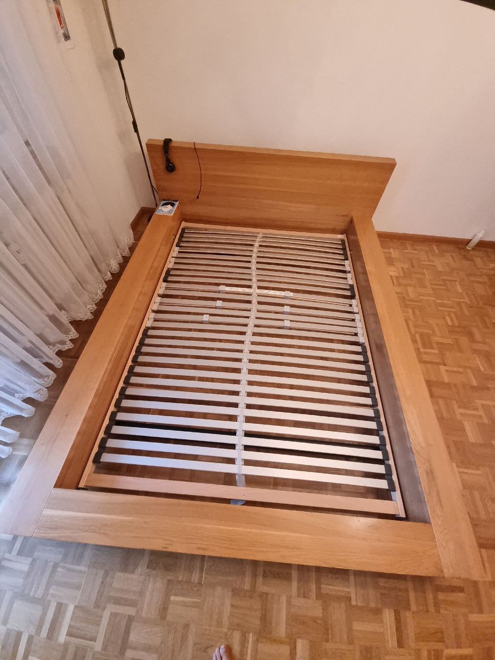 Articoli in legno: massiv Eiche Holz 140x200 Bett mit Lehne – Usato da Basel venduto da Efe72 4