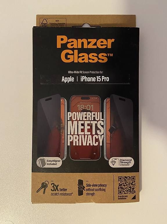 Ritocchi & pellicole di protezione: Privacy Panzerglas - IPhone 15 pro – Usato da Staufen venduto da Shapi