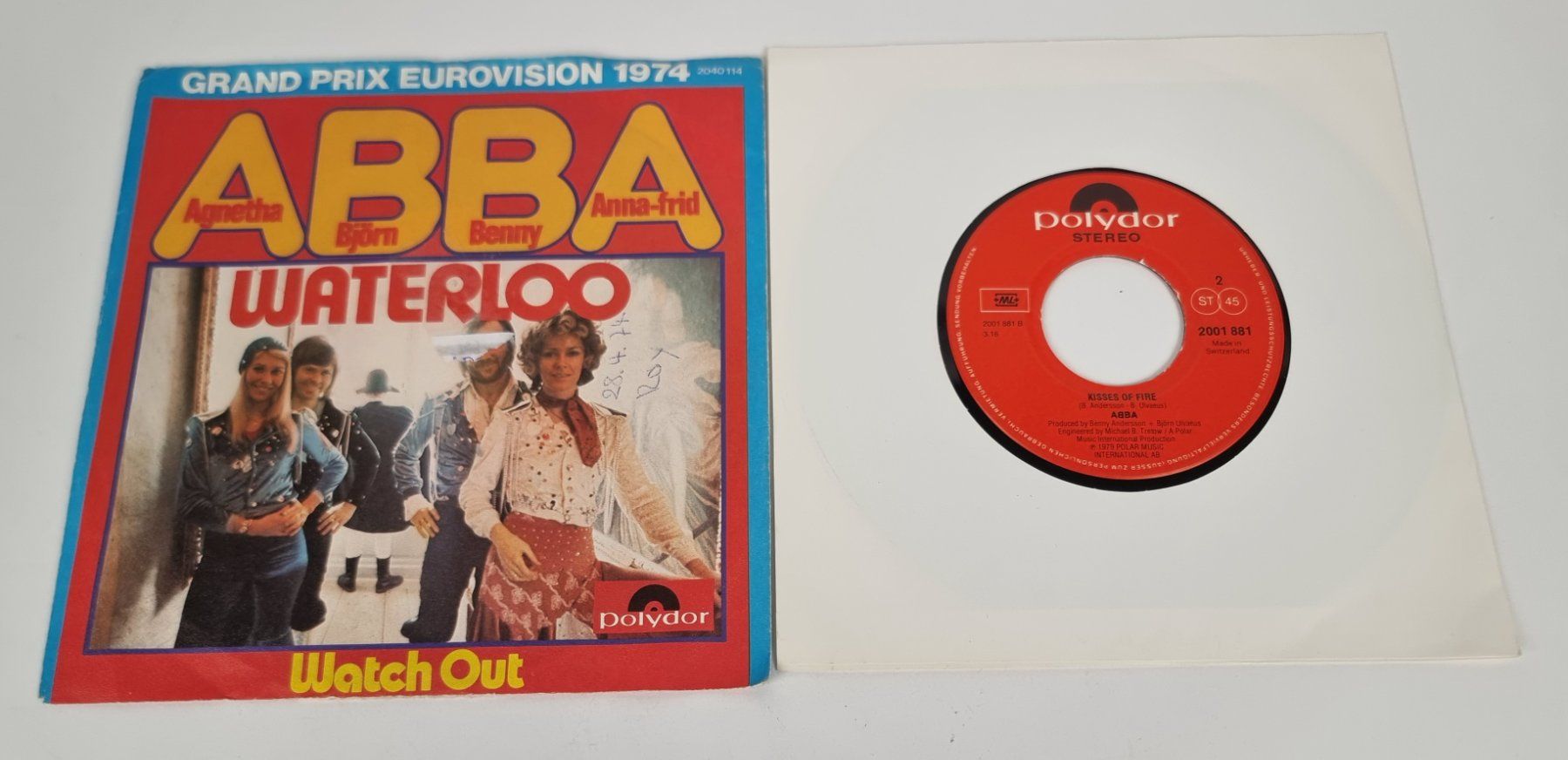 Schallplatten: 8x ABBA 7" Vinyl-Singles – Gebraucht aus Urtenen-Schönbühl von Restwert_Schoenbuehl 3