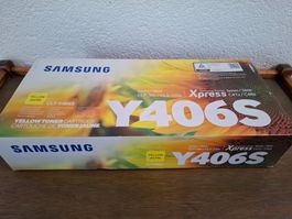 Cartouche de toner jaune d'origine Samsung - CLT-Y406S -Neuf