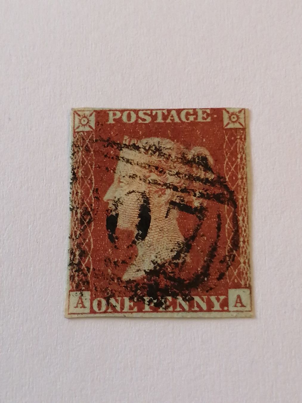Tutti i francobolli: One Penny Red 1845 – Usato da Happerswil venduto da tschergi