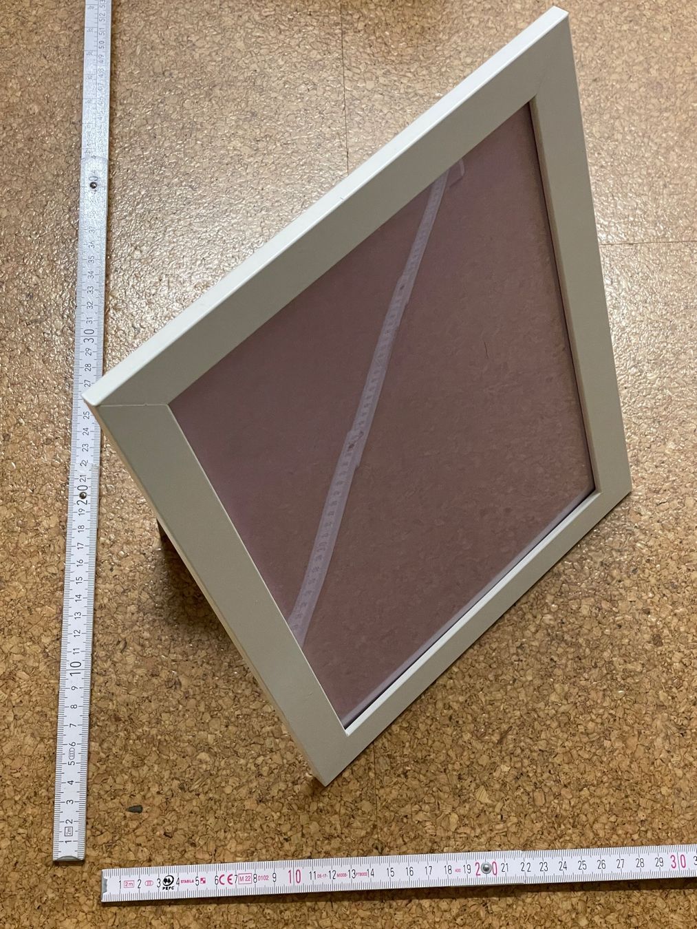 Bilderrahmen: Weisser Bilderrahmen, 30 x 20 cm – Gebraucht aus Mettmenstetten von zum123