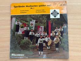 Schallplatte Egerländer Musikanten spielen auf! Nr. 1