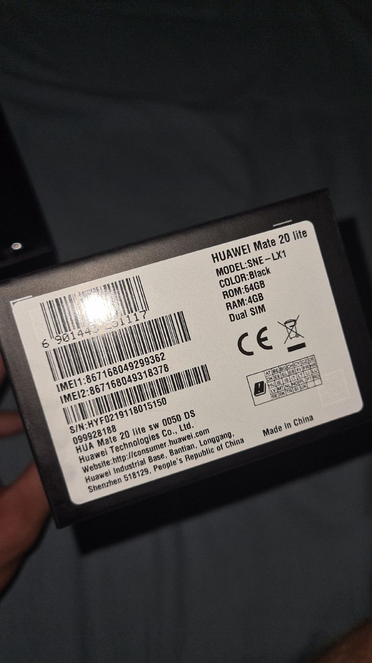 Huawei Handys / Smartphones: Huawei Mate 20 lite black dual sim – Gebraucht aus Schneisingen von adrian.mathis 3