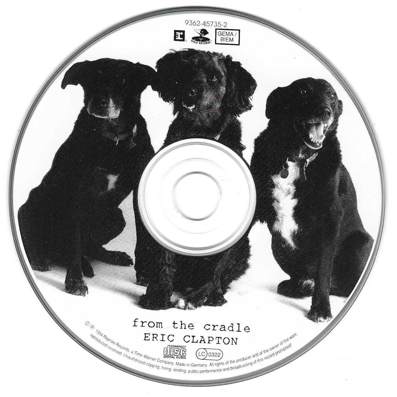 CD: ERIC CLAPTON  -  FROM THE CRADLE – Usato da Bex venduto da Giorgiob 2