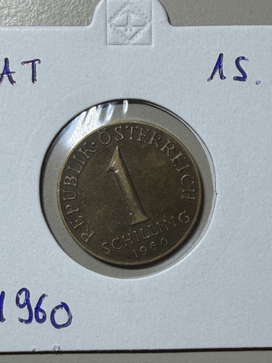 Tutti le monete: Autriche - 1 shilling - 1960 – Usato da Payerne venduto da Mike1682