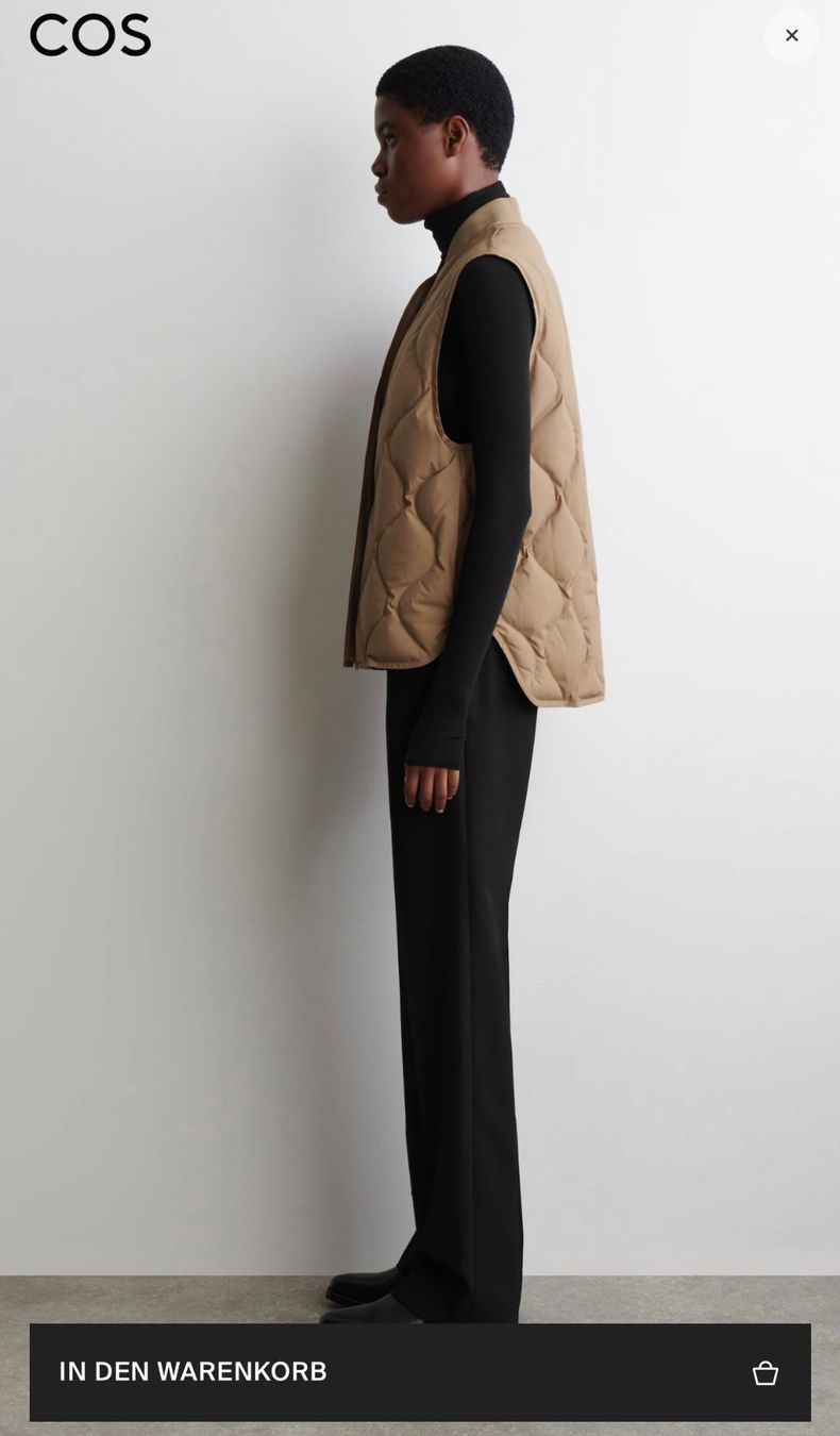 Cos Gilet & Giacche: COS Steppweste – Camel Gold – Nuovo (secondo la descrizione) da Winkel venduto da Glamour-Style 1