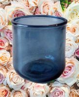 Blaues Windlicht Glas von San Miguel