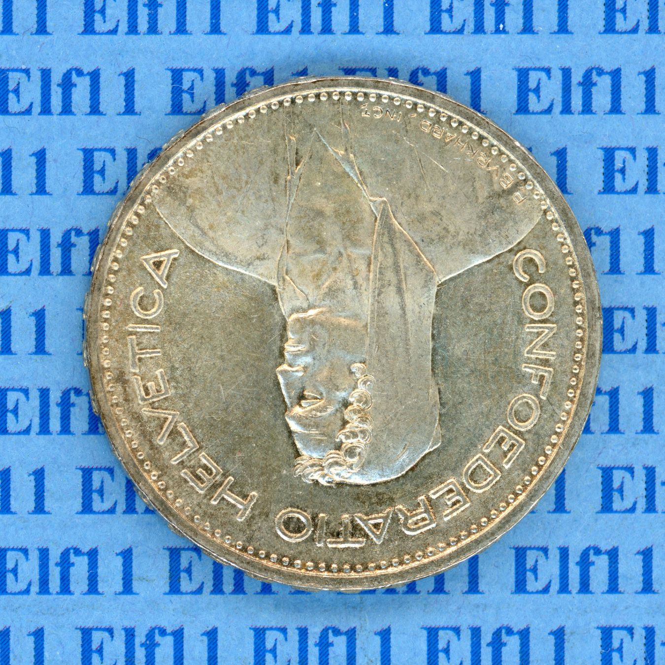 Tutti le monete: CHF___5.00 1940 -unz 5 Franken – Usato da Widnau venduto da Elf11 1