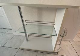 Meuble étagères multifonctions blanc 