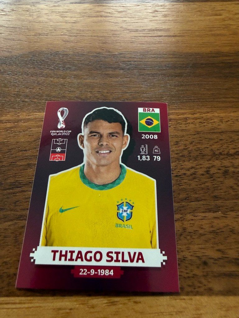Panini Cartes à collectionner: Panini WM Qatar 2022 - BRA9 Thiago Silva – D'occasion à Lyss par Louuurs