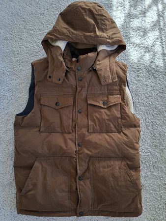 Gilet Tommy Hilfiger marron doublé polaire taille M