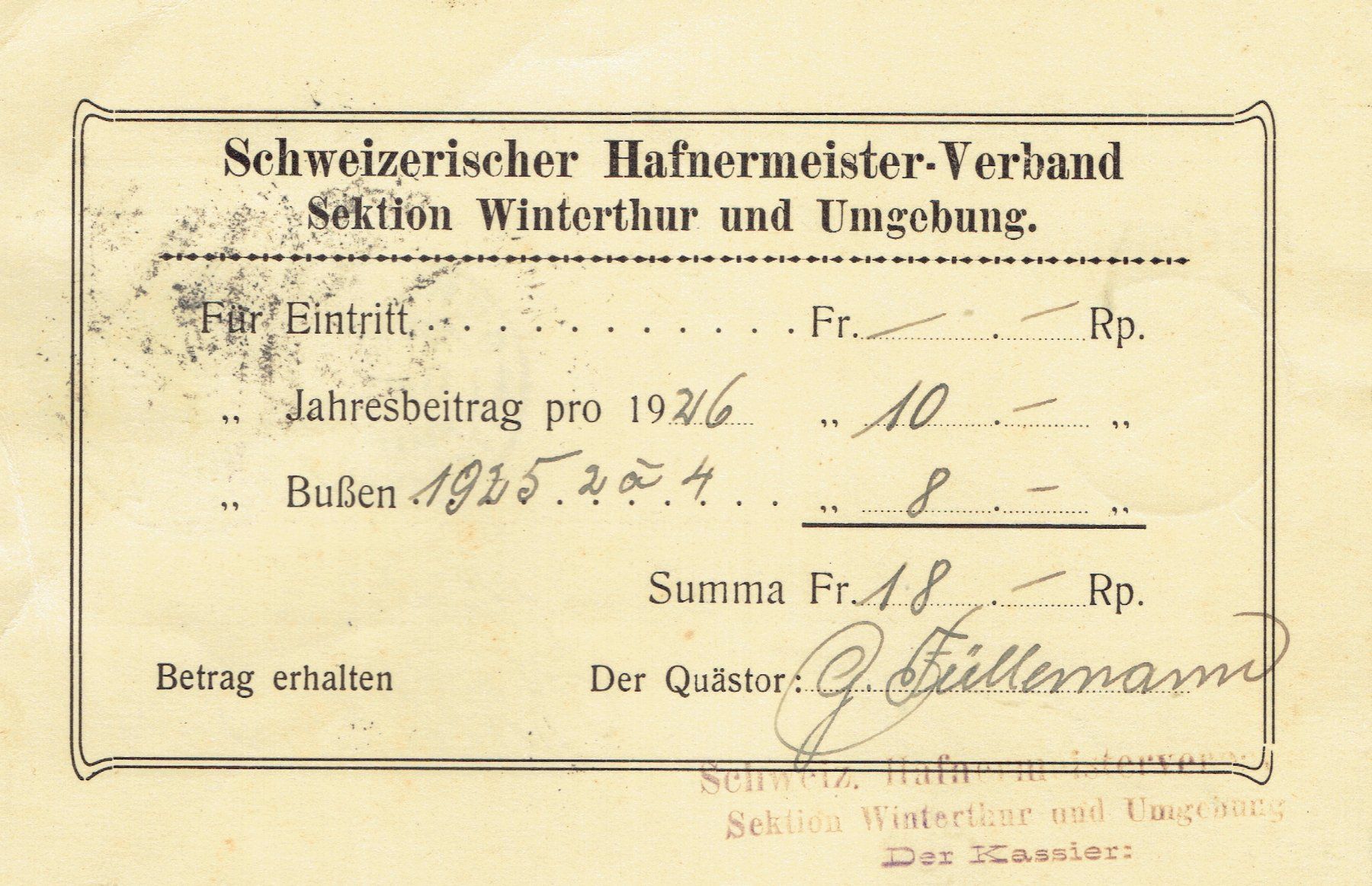Ansichtskarten: Berlingen TG 1926 – Gebraucht aus Otelfingen von Schmitte9 1