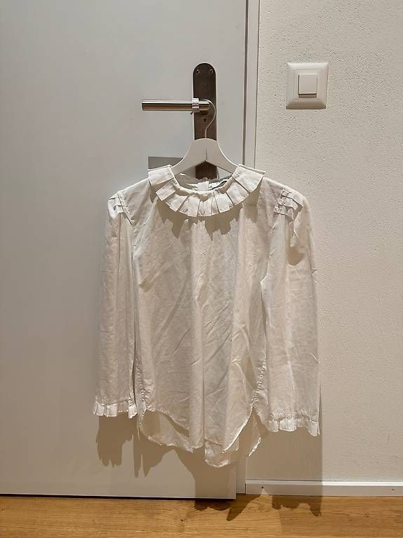 Sandro Camicette: Sandro Luxury White Shirt - Size 3 (M) – Usato da Schübelbach venduto da Rahnmont