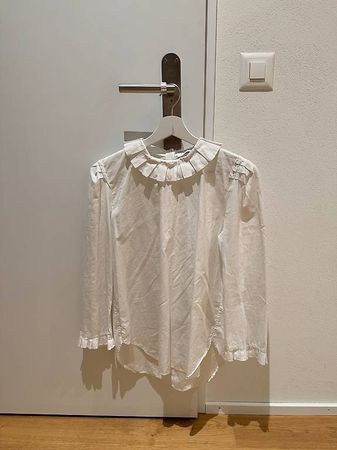 Sandro Luxury White Shirt - Size 3 (M)