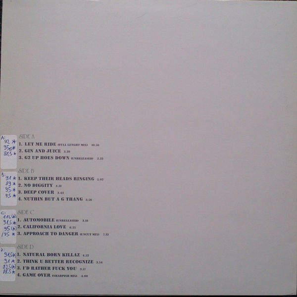 Dischi in vinile: Dr. Dre – Essential D R E (2LP) – Usato da Genève venduto da yoww123 1