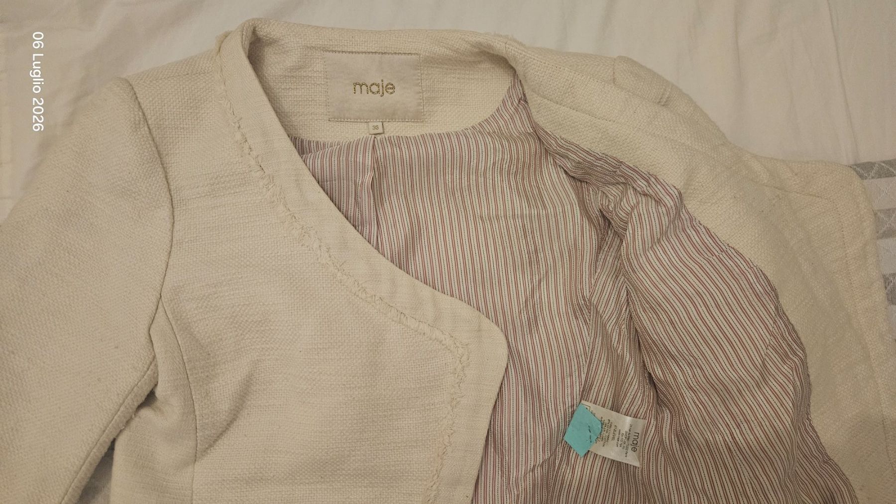 Maje Giacche: Giacca Maje donna beige/ecru taglia 36 – Usato da Pregassona venduto da dmo_prq2 2